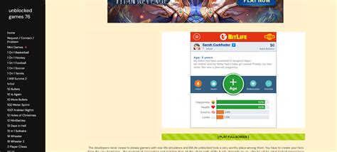 Bitlife Unblocked 76 .